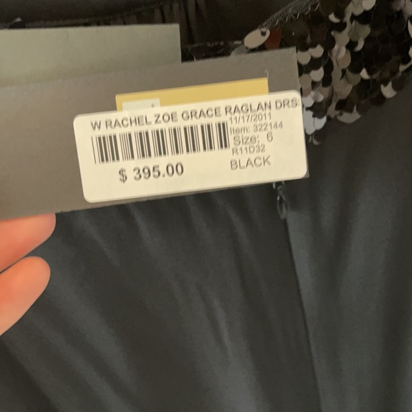Rachel Zoe Size 6 Black Dress - Picture 4 of 5